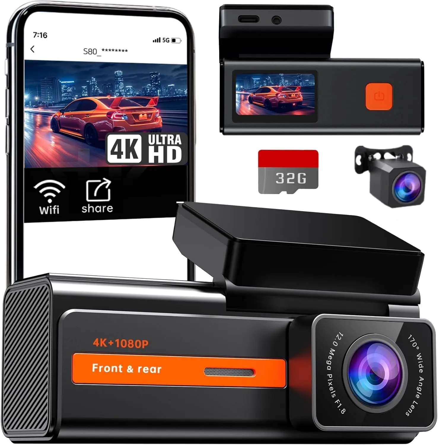 Dashcam Veement Mini pour une excellente vision nocturne au Québec