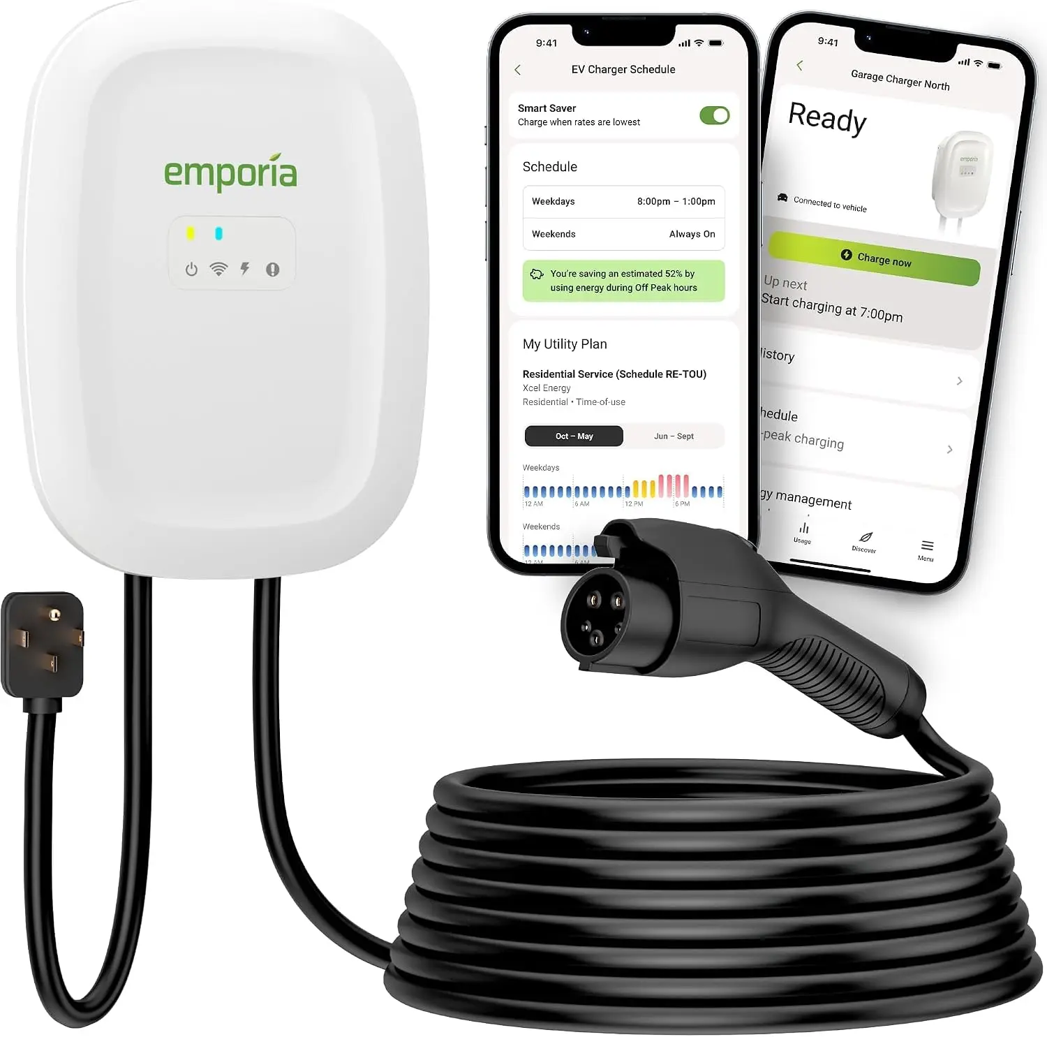Emporia Level 2, borne de recharge connectée pour véhicule électrique